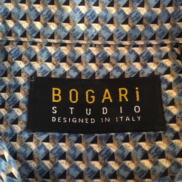 Bogari Studio Mens Med Rayon Shirt Long Sleeve - Picture 2 of 7